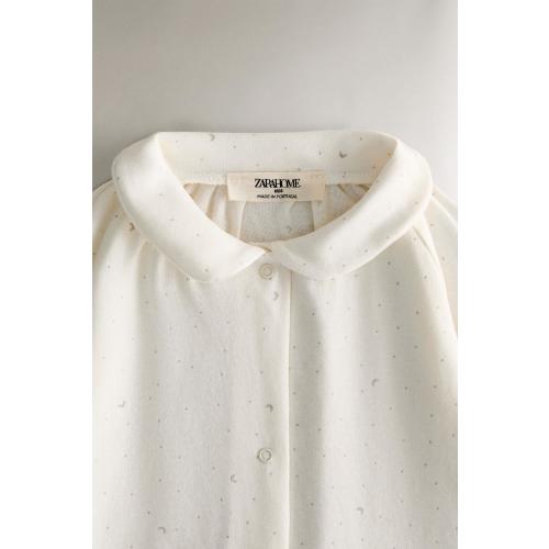 CHILDREN'S MOON FOOTED ROMPER - Oyster-white | ZARA United States