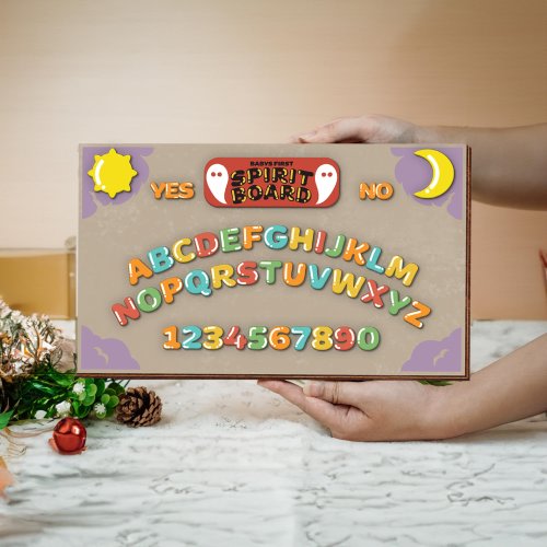 Personalized Busy Board Montessori, Wood Toy, Talking Board, Board Games, Wooden Spirit Board, Wiccan Gift, Occult Game Board,Halloween Gift
