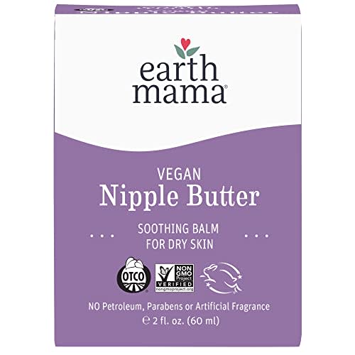 Earth Mama Vegan Nipple Butter | Cruelty-Free Breastfeeding Cream for  Nursing Mamas | Lanolin-free 2-Ounce (2-Pack)