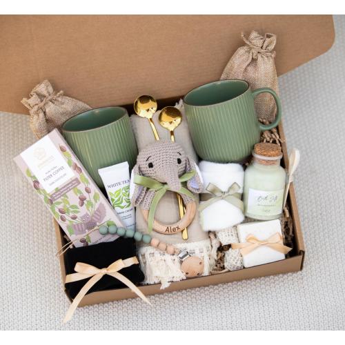 New Parents Gift Box for Parents To Be New Mom Gift Basket First Pregnancy Gift Baby Gender Neutral Gift New Baby Gift Gender Reveal Gift
