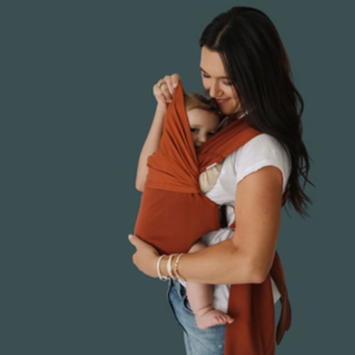 Lalabu Simple Baby Wrap | Forget The Complex Baby Sling Wrap, Grab a Simple No-Tie, Comfortable & Easy-to-Use Lalabu Baby Wearing Wrap | Infant Baby Carrier Wrap for 3 Months - 2 Years