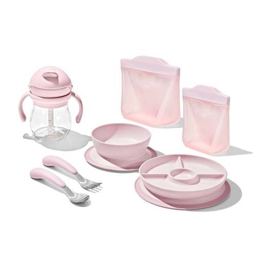 Oxo Tot feeding & drinking Bundle - Blossom