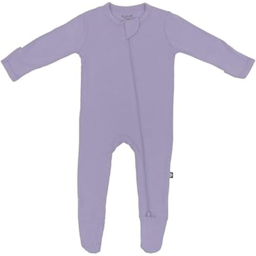 Amazon.com: KYTE BABY Unisex Zipper Closure Footies, Rayon Made From Bamboo (3-6 Months, Taro) : Clothing, Shoes & Jewelry
