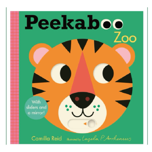 Peekaboo: Zoo: (An Interactive Board Book for Babies & Toddlers with Mirror & Sliders to Push, Pull, or Turn. Cute Zoo Animal Artwork Includes a Rhino, Hippo, Camel, & More.) by Camilla Reid, Ingela P. Arrhenius, Board Book | Barnes & Noble®