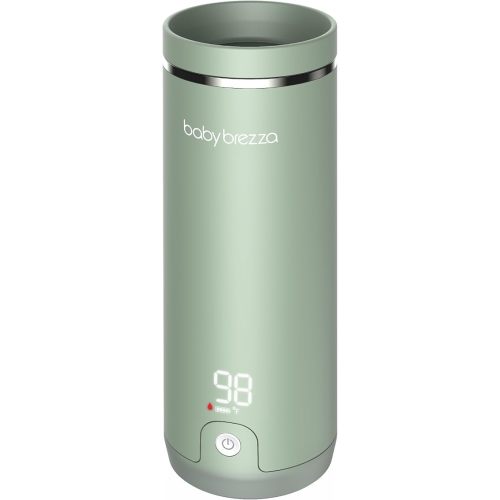 Baby Brezza Superfast Travel Baby Bottle Warmer - Portable Breastmilk Warmer and Formula Warmer - Safe, Even Heating - Up to 9oz - No Adapters