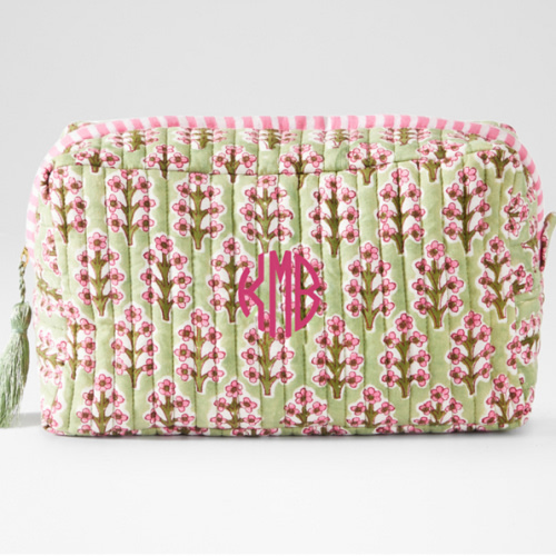 Block Print Travel Pouch