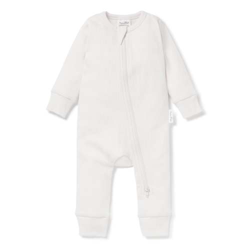 Snow Rib Zip Romper