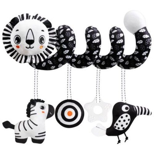 Baby Car Seat Toys, Baby Toys 0 6 Months, Stroller Toy Baby Spiral Hanging Toys, Newborn Toys Gift for 0 3 6 9 12 Months, Lion