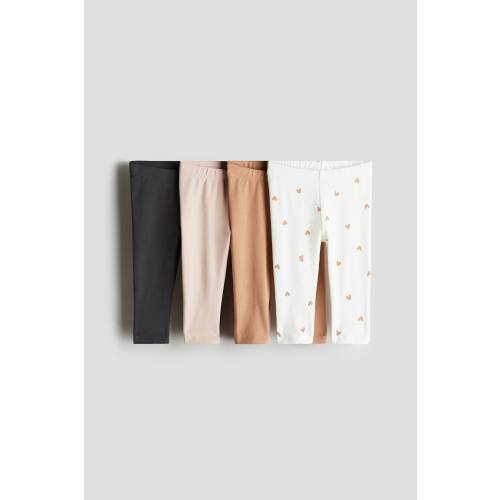 4-PACK COTTON JERSEY LEGGINGS