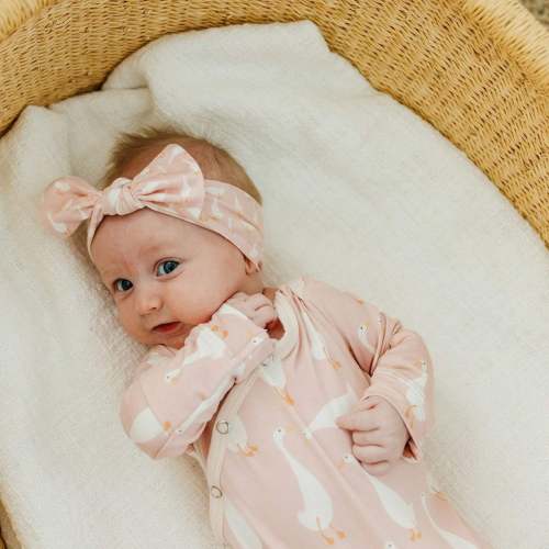 Knit Headband Bow - Goosie