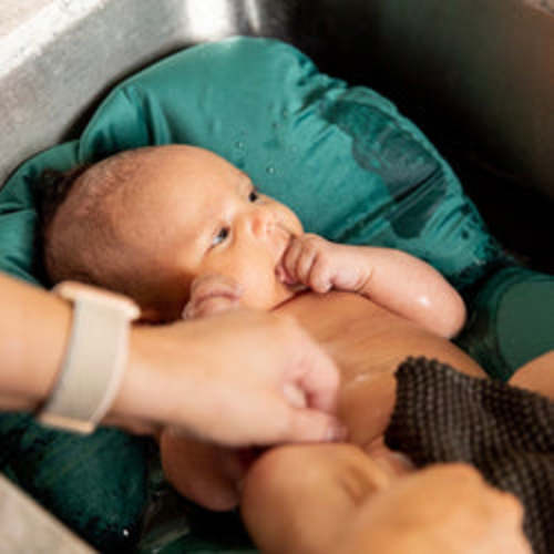 Infant Sink Bather Teal Dream