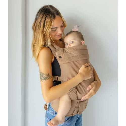Coco Desert - Cotton Linen Baby Carrier (7-35 lbs)