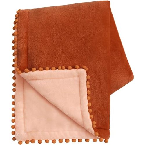 MONDAY MOOSE Cozy Fleece Throw Blanket