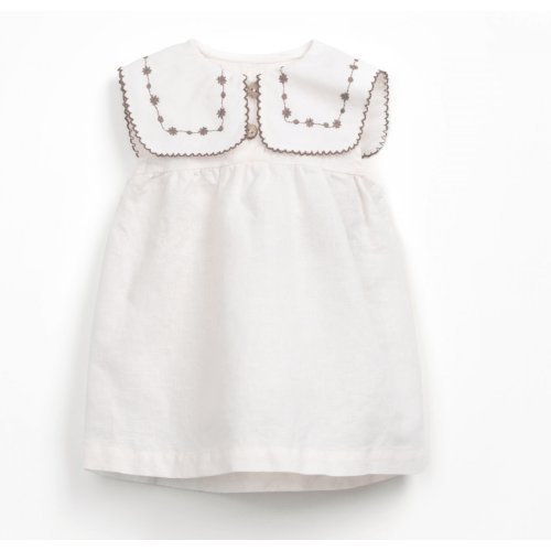 Loose Baby Dress in Linen and Organic Cotton | Play Up - PlayUp