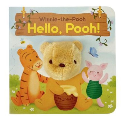 Winnie-The-Pooh Hello, Pooh Puppet Book - by Cottage Door Press (Board Book)