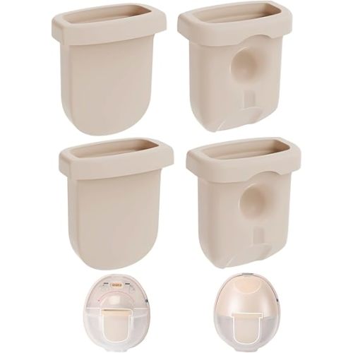 4Pcs Replacement Diaphragm for eufy Wearable Breast Pump E10/S1/S1 Pro - Soft Silicone, Easy to Clean & Install