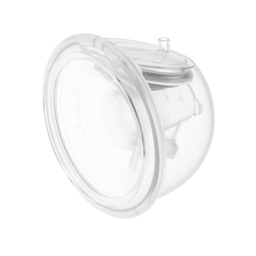 Momcozy Original S9 Pro/S12 Pro Replacement Accessories, Only Compatible with Momcozy S9 Pro/S12 Pro Breast Pump NOT for S9/S12 (Double-Sealed Full Set Collector Cup with 24mm Flange,180ml, 1 Pack)