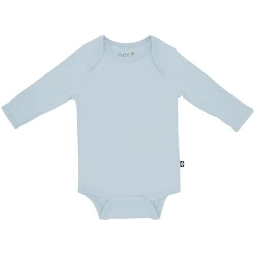 KYTE BABY Long Sleeve Bodysuit in Fog