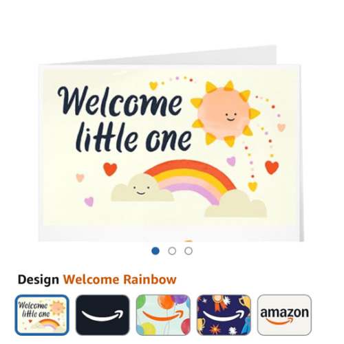 Amazon.com: Amazon Gift Card - Print - Welcome Rainbow: Gift Cards