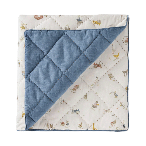 On the Farm Nursery Blanket