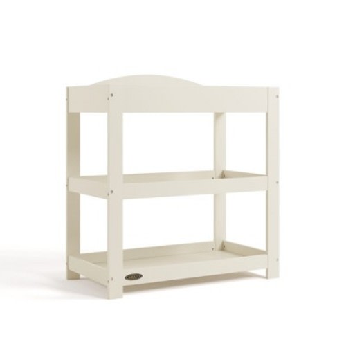 Graco Customizable Changing Table with Water-Resistant Changing Pad Frosted Oat