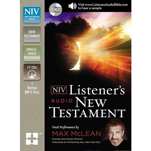 NIV, Listener's Audio Bible, New Testament, Audio CD: Vocal Performance by Max McLean Audio CD – Unabridged, November 3, 2015