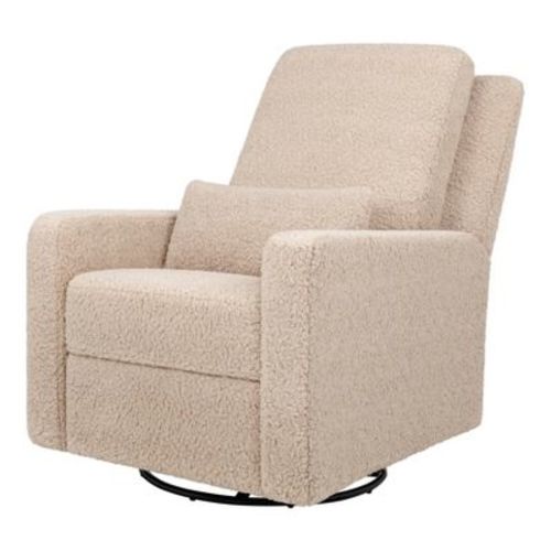 Babyletto Sigi Recliner and Swivel Glider - Shearling - Cream