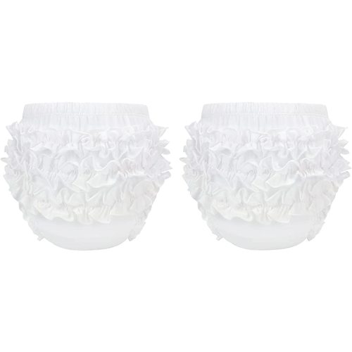 Century Star Baby Bloomers Ruffle Diaper Cover for Toddler Girls Newborn Toddler Kids Panties Bloomers Girl's Cotton Shorts