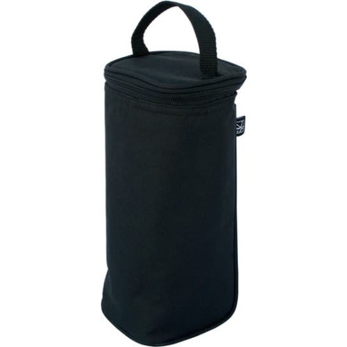 Breastmilk Cooler & Baby Bottle Bag, Insulated Leak Proof, Ice Pack Included, Single in Black