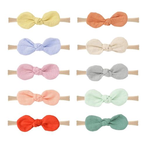 Baby Girl Bows Infant Headbands Newborn Toddler Nylon Hairbands Hair Accessories for Baby Girls
