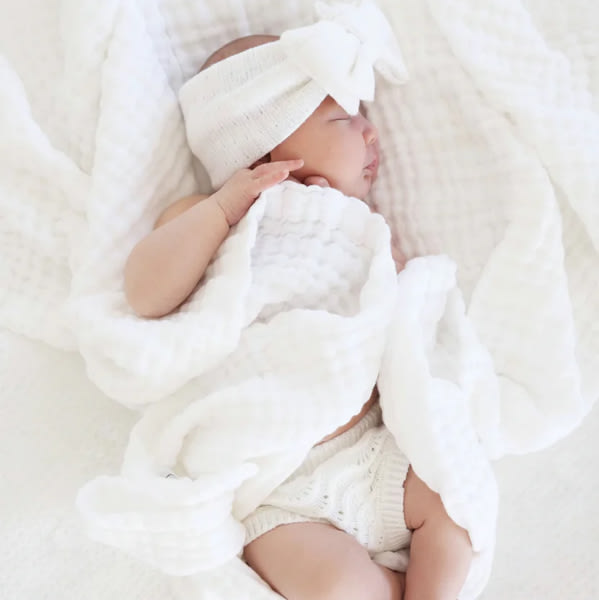 Organic Cotton Gauze Swaddle Blankets