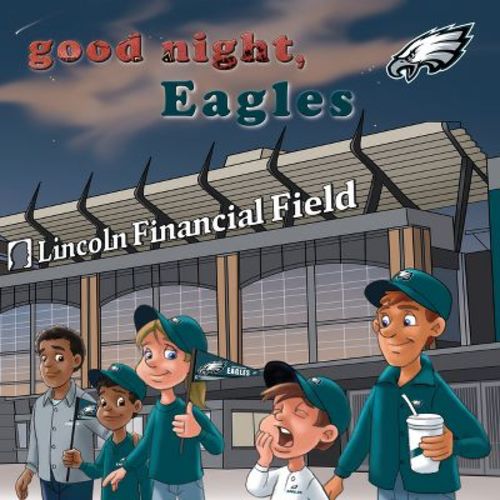 Good Night, Eagles - (good Night, Team Books) By Brad M Epstein (board Book)