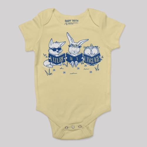 Nature is Language baby bodysuit// 5 colors the smiths fans morrissey inspired music babies onesies goth post punk new wave dark wave