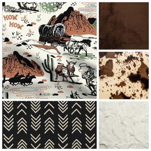 Wild West Cowboy Western Boy Crib Bedding