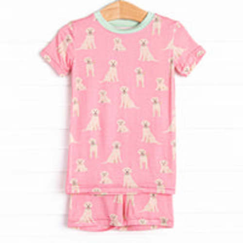Bow Wow Applique Ruffle Bubble, Pink Stripe – Stitchy Fish