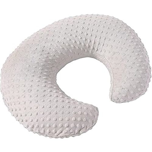 Dots Nursing Pillow Cover, Case Plush Breathable Breastfeeding Pillow Slipcover Fits Nursing Pillow, Super Soft Snug Positioners for Baby Boy Baby Girl (Sand)