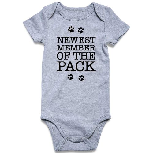 UNICOMIDEA Baby Boys Girls Romper Letter Printed Newborn Outfit Short Sleeve Bodysuits 0-12 Months