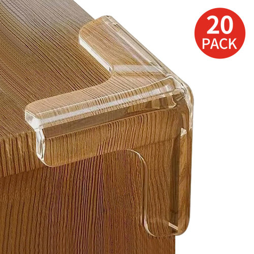Tripumer 20 Pack Baby Bumper Safety Corner Guards Soft Clear Corner Guards BPA-Free Furniture Corner Guards and Edge Safety Bumpers Stop Children's Head Injuries Spherical