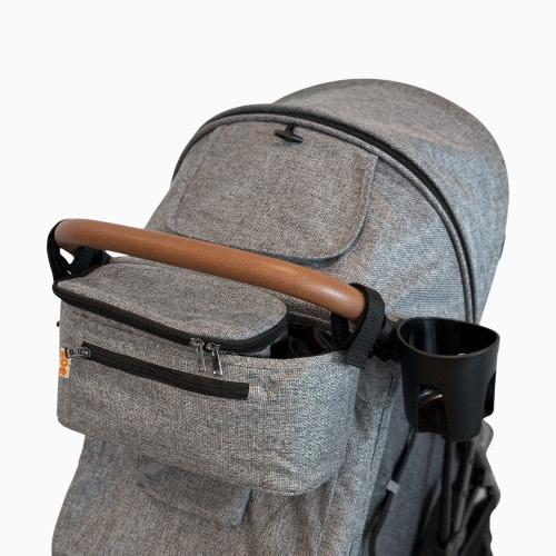 Zoe Single Stroller Organizer - Luxe Grey