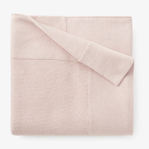 Pale Pink Sofia + Finn Knit Baby Blanket