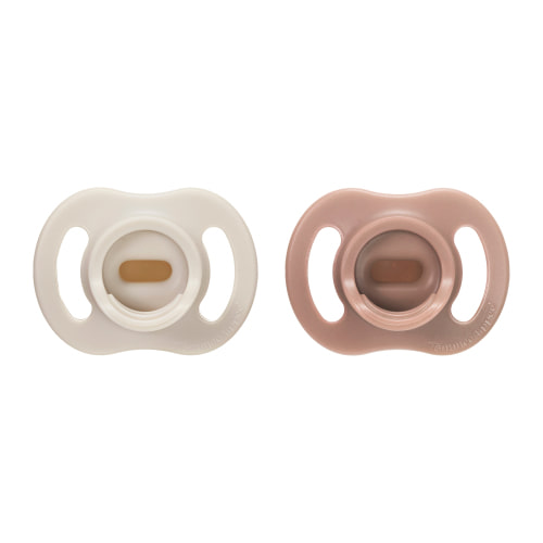 Tommee Tippee Ultra-light StayPut Pacifier, 6-18m, One-Piece Silicone Design, 2 Pack