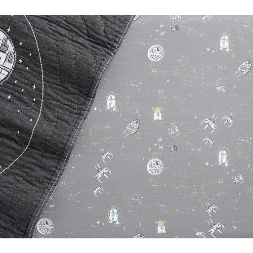 Star Wars™ Allover Sky Organic Crib Fitted Sheet | Pottery Barn Kids