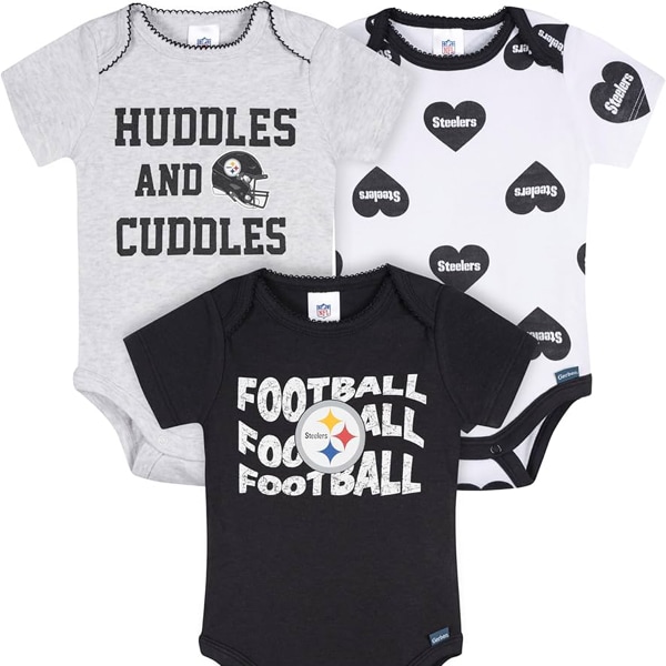Gerber NFL baby Nfl 3-pack Onesie Bodysuit