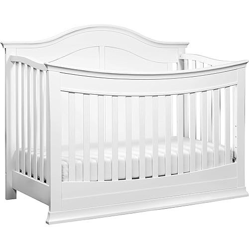 DaVinci Meadow 4-in-1 Convertible Crib in White, Greenguard Gold Certified