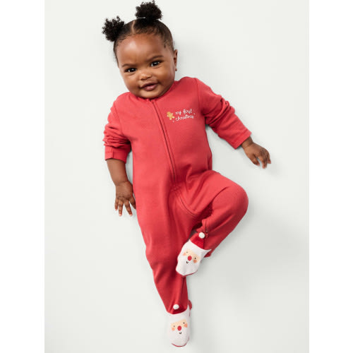 2-Way-Zip Sleep & Play Footed One-Piece for Baby
