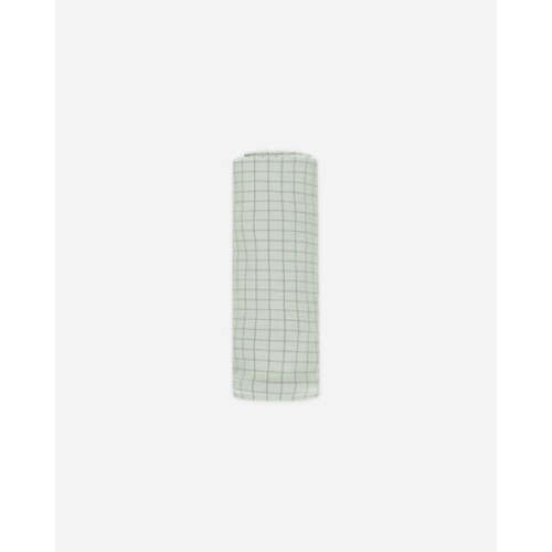 Bamboo Swaddle || Sage Grid
