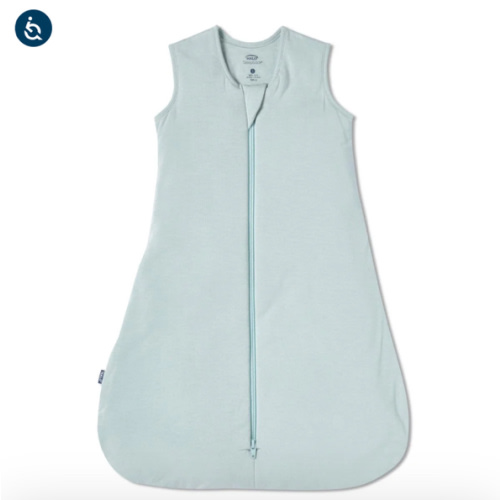 HALO - 1.5 TOG supersoft bamboo wearable blanket, double zipper sleeping bag with weighted feel - green