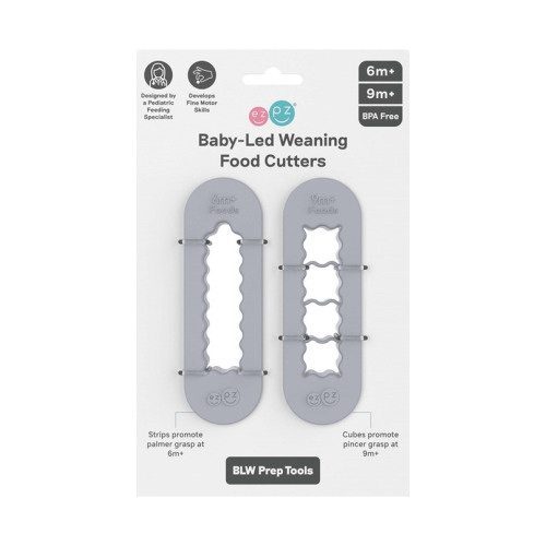 ezpz Baby-Led Weaning Food Cutters Pewter
