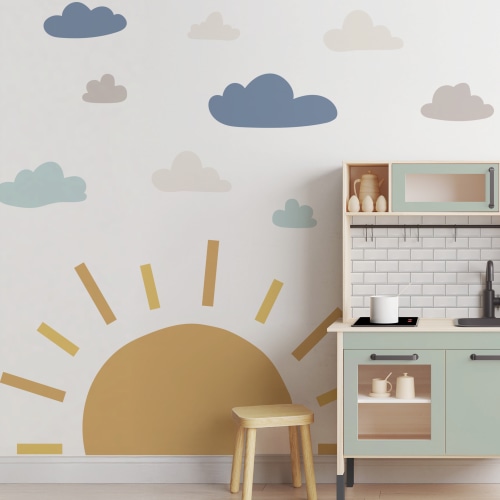 Solid Sun Wall Decal