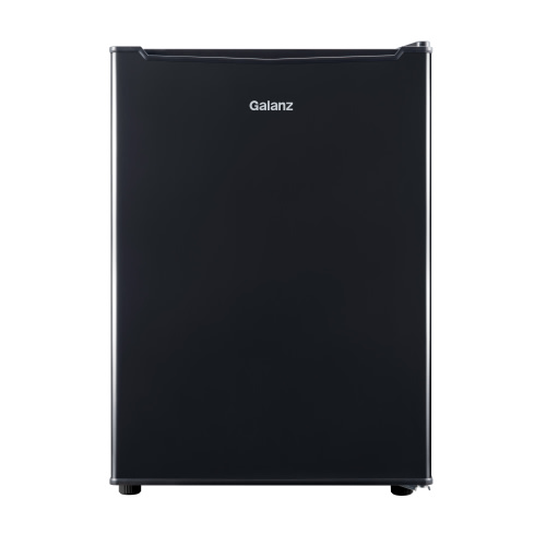 Galanz 2.5 Cu ft One Door Fridge, Black Estar, New